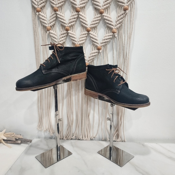 [ Joseph Siebel] suede black bootie size EU 37 Women's  Chelsea ankle boot - Picture 3 of 16